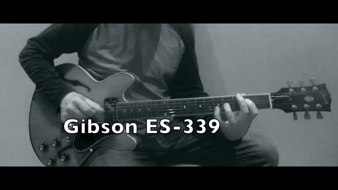Gibson ES-339 (Custom Shop): Bluesy jam / guitar demo