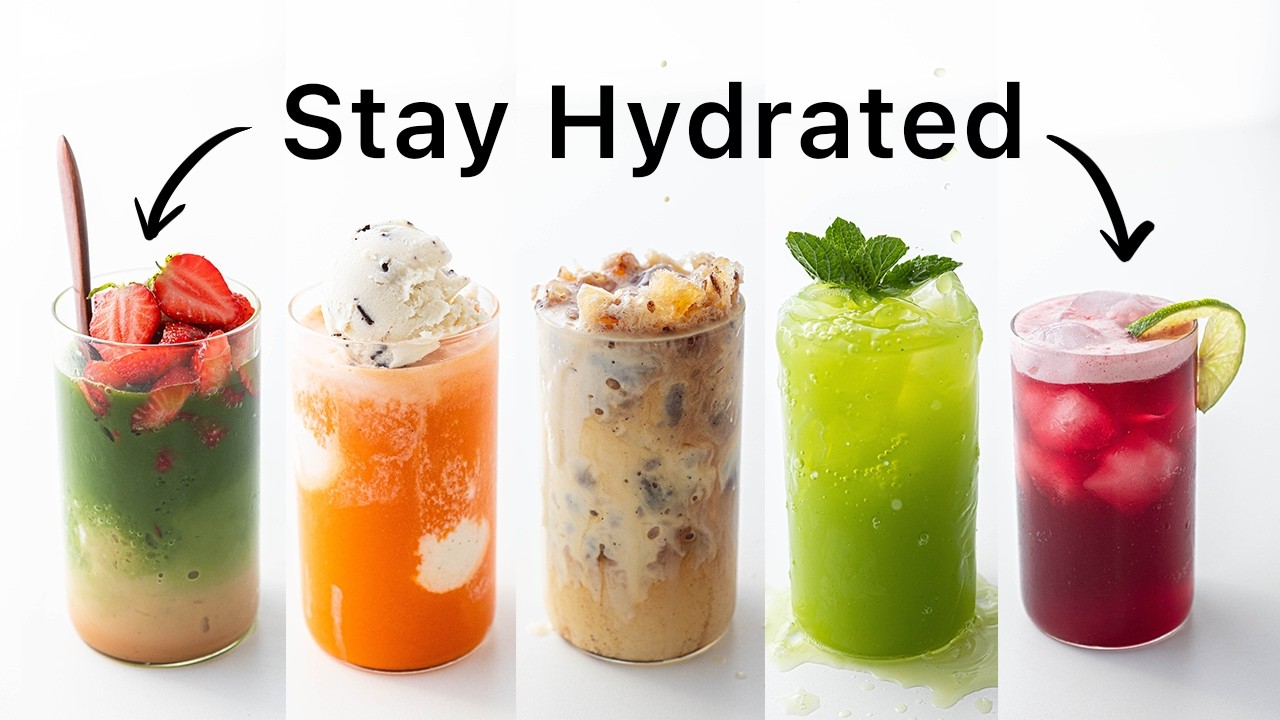 Viral Summer Drinks that actually taste good. (easy, vegan & life changing)