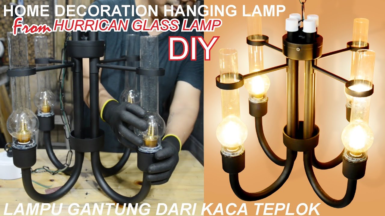 Cara membuat lampu gantung unik dari pipa pralon bekas