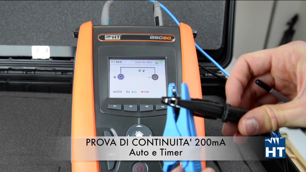 Tutorial prova di continuità 200mA GSC60