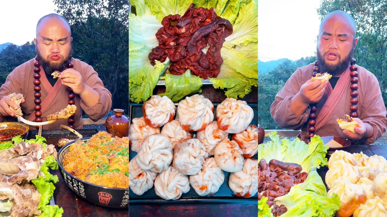 mukbang: 独家秘籍！一口咬下去就爆发的肥肠酱包肉，美食爱好者绝对不能错过！