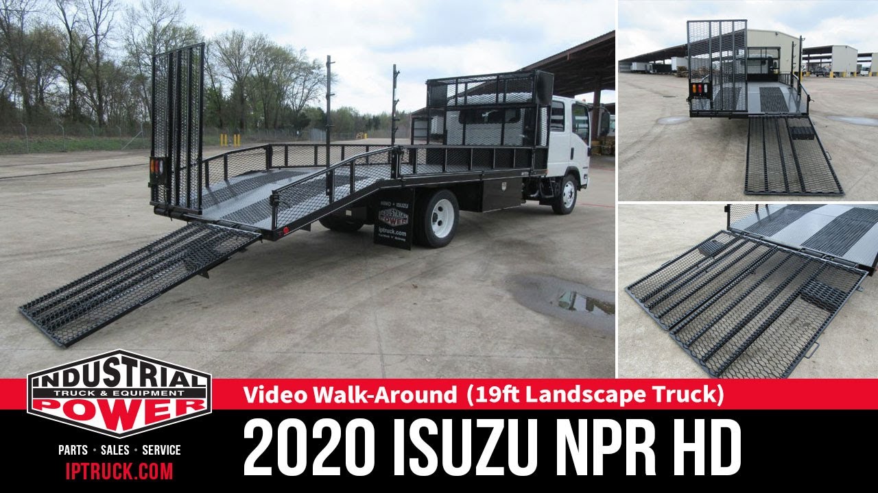 Isuzu Landscape Truck | 2020 Isuzu NPR HD 19ft Landscape Truck | #12728M