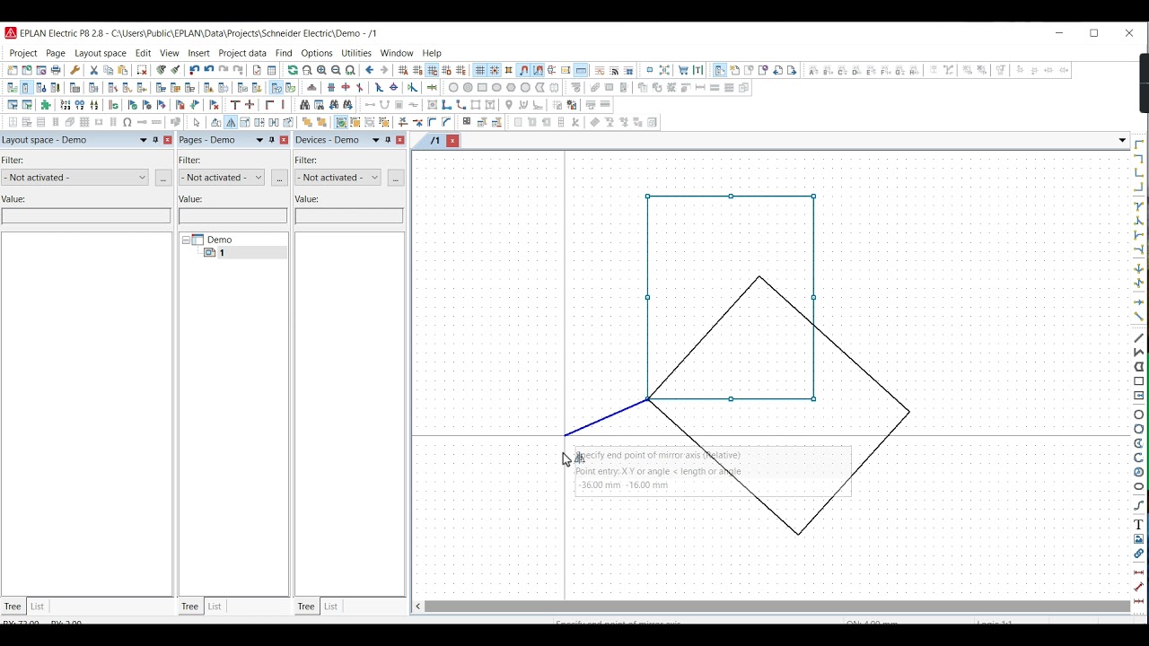 How to use graphical editing functions in ePlan