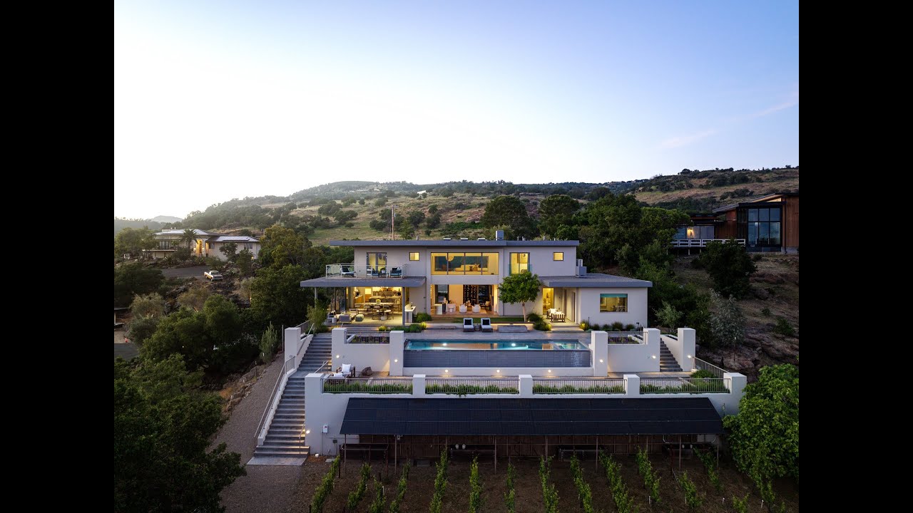 ARCHITECTURAL MARVEL on Atlas Peak: New Eco-Luxury Estate | 2324 Atlas Peak Rd | Napa Views