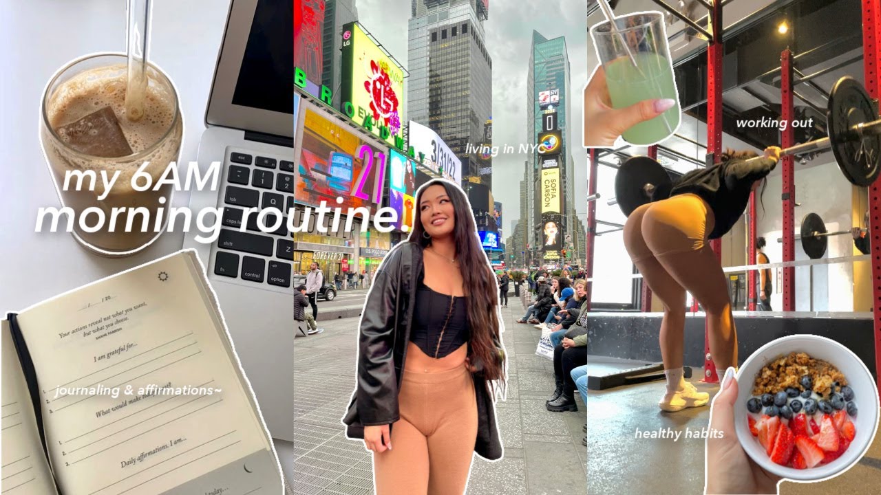 my *realistic* 6AM morning routine | productive and healthy habits!