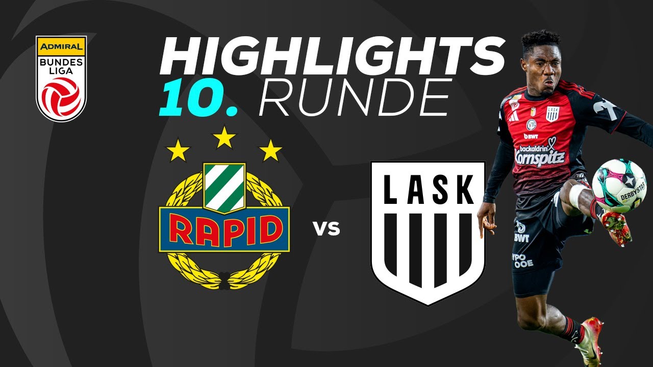 SK Rapid - LASK 10. Runde ADMIRAL Bundesliga 2025/26