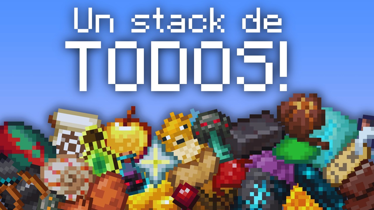 Junté TODOS los ITEMS de Minecraft para este nuevo logro...