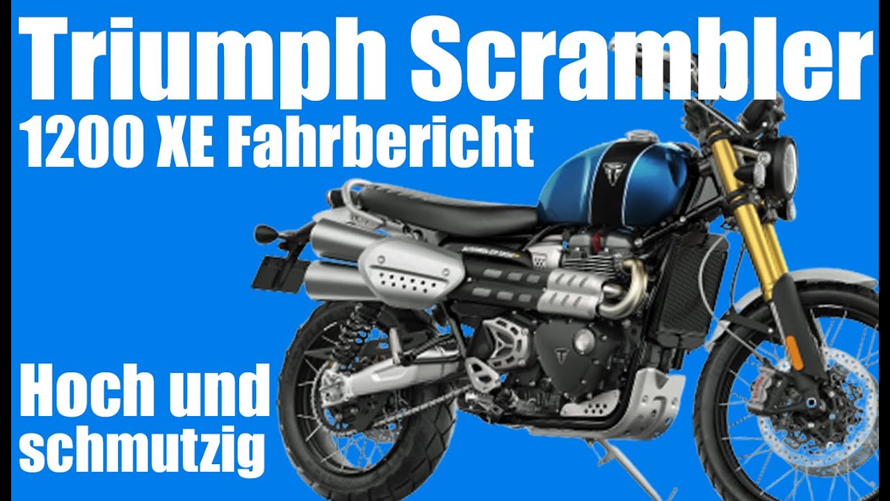 So geht Scrambler! Triumph Scrambler 1200 XE.