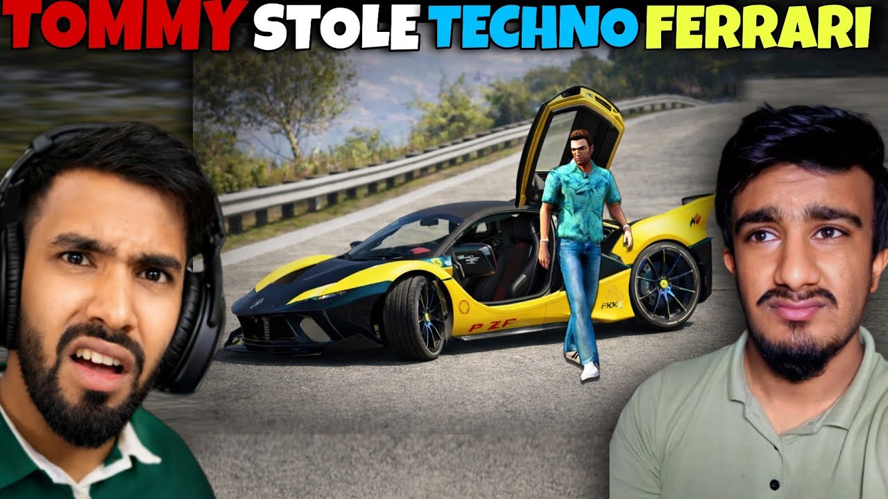 Tommy Stole Tecno Gamerz Ferrari 😱