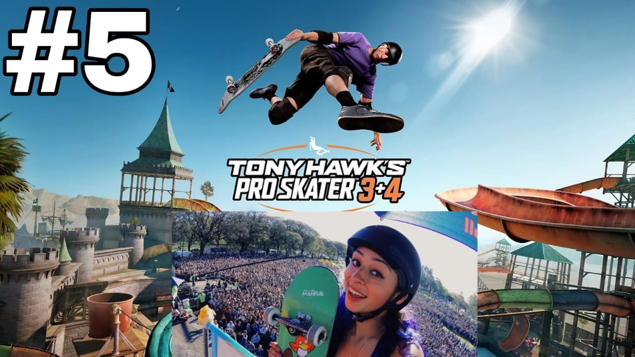 LIVE RETRO: Tony Hawk's Pro Skater 3+4 - Revivendo a INFÂNCIA com MANOBRAS ÉPICAS!   PARTE:5