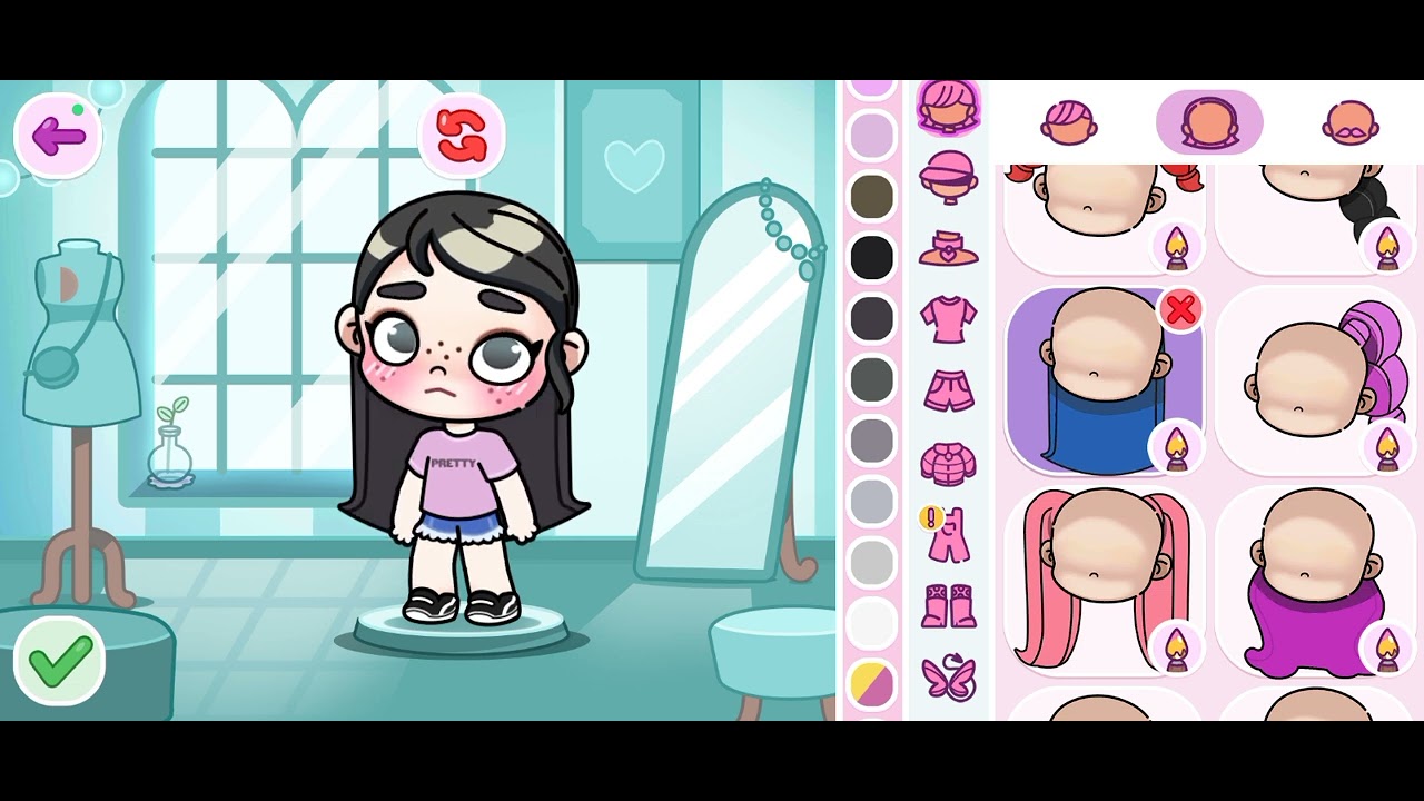 Tutorial rambut di avatar world kalian kaya punya kak( aulia pii ) 