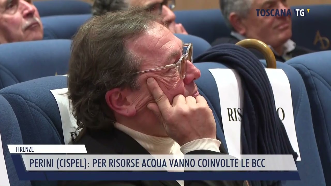2026-02-06 FIRENZE - PERINI (CISPEL), PER RISORSE ACQUA VANNO COINVOLTE LE BCC