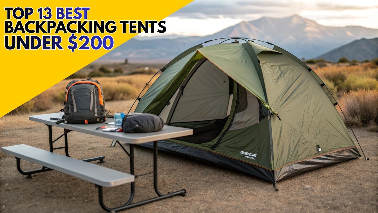 Top 13 Best Backpacking Tents Under $200 in 2026 (Lightweight & Budget-Friendly Picks)