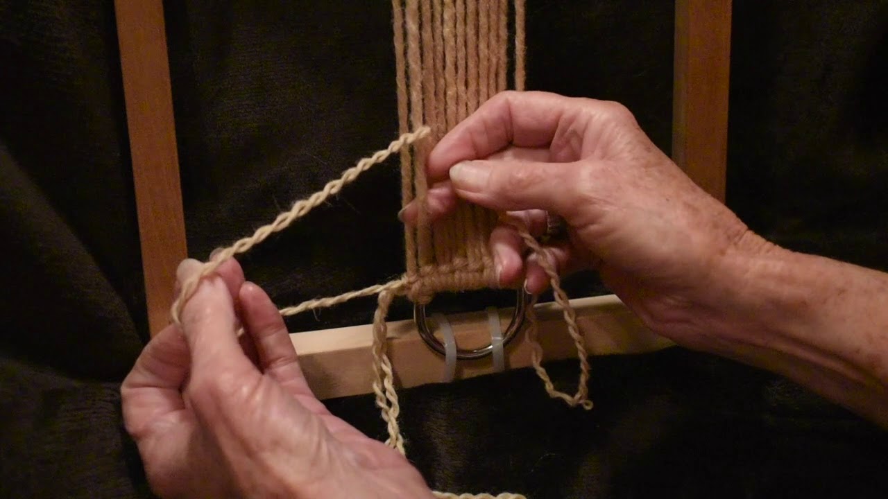 Mohair Cinch Making Part 4-End Weave