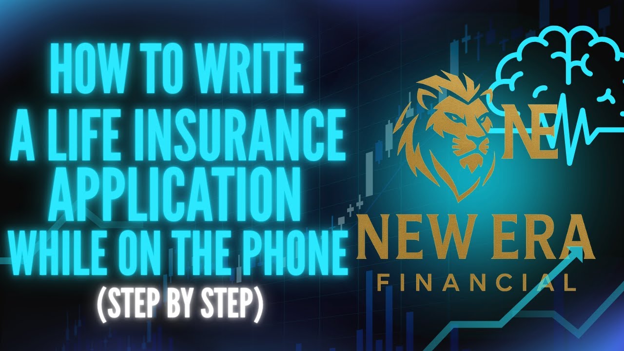 How to Write a Life Insurance Application While on the Phone (Step-by-Step)