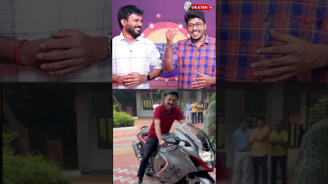Suzuki Hayabusa பைக்கில் முதல்வர்! | Imperfect Show | Vikatan