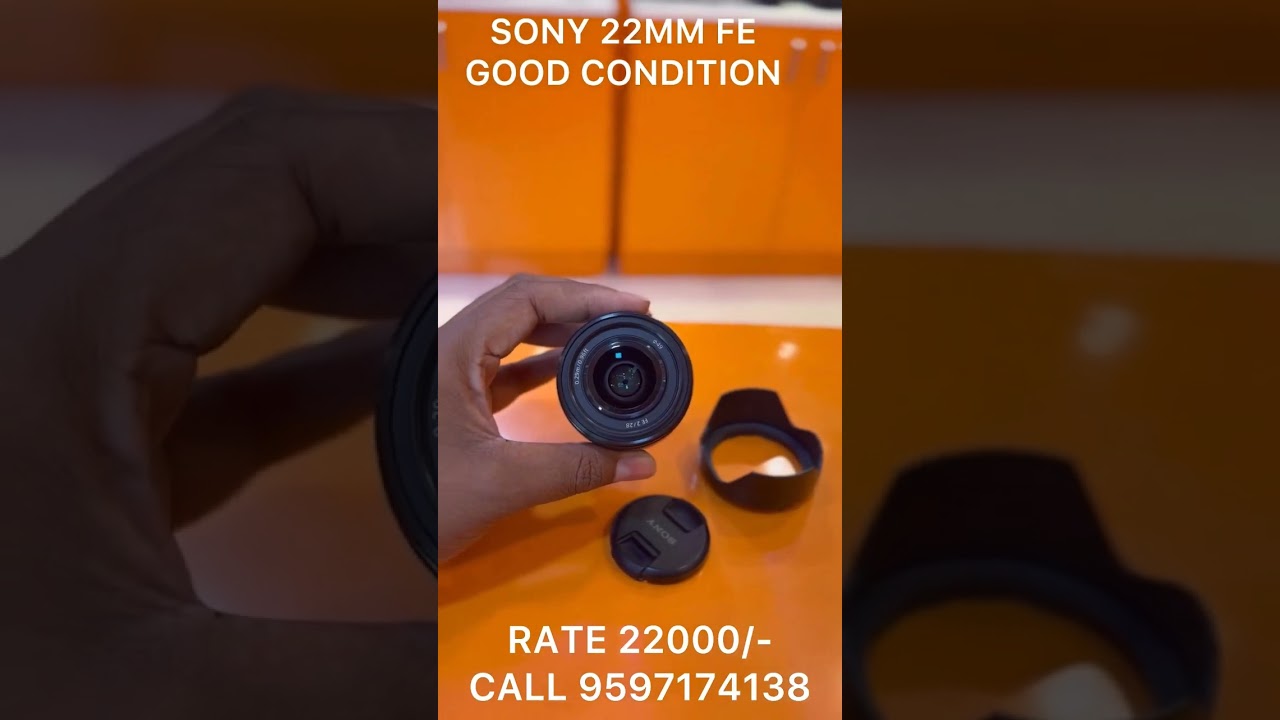 SONY 22MM FE GOOD CONDITION FOR MUTHUKUMARAN CAMERAS SHOP AVAILABLE 📸