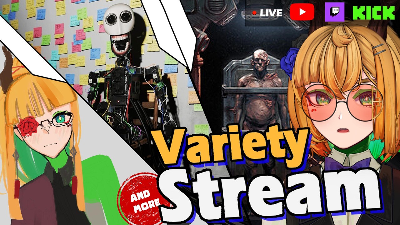 Drawing, Watching Videos and Some Horror Game