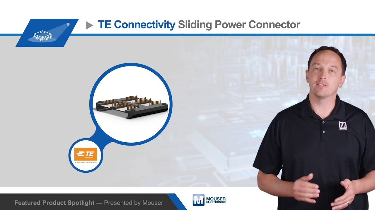 TE Connectivity Sliding Power Connector — Featured Product Spotlight | Mouser Electronics