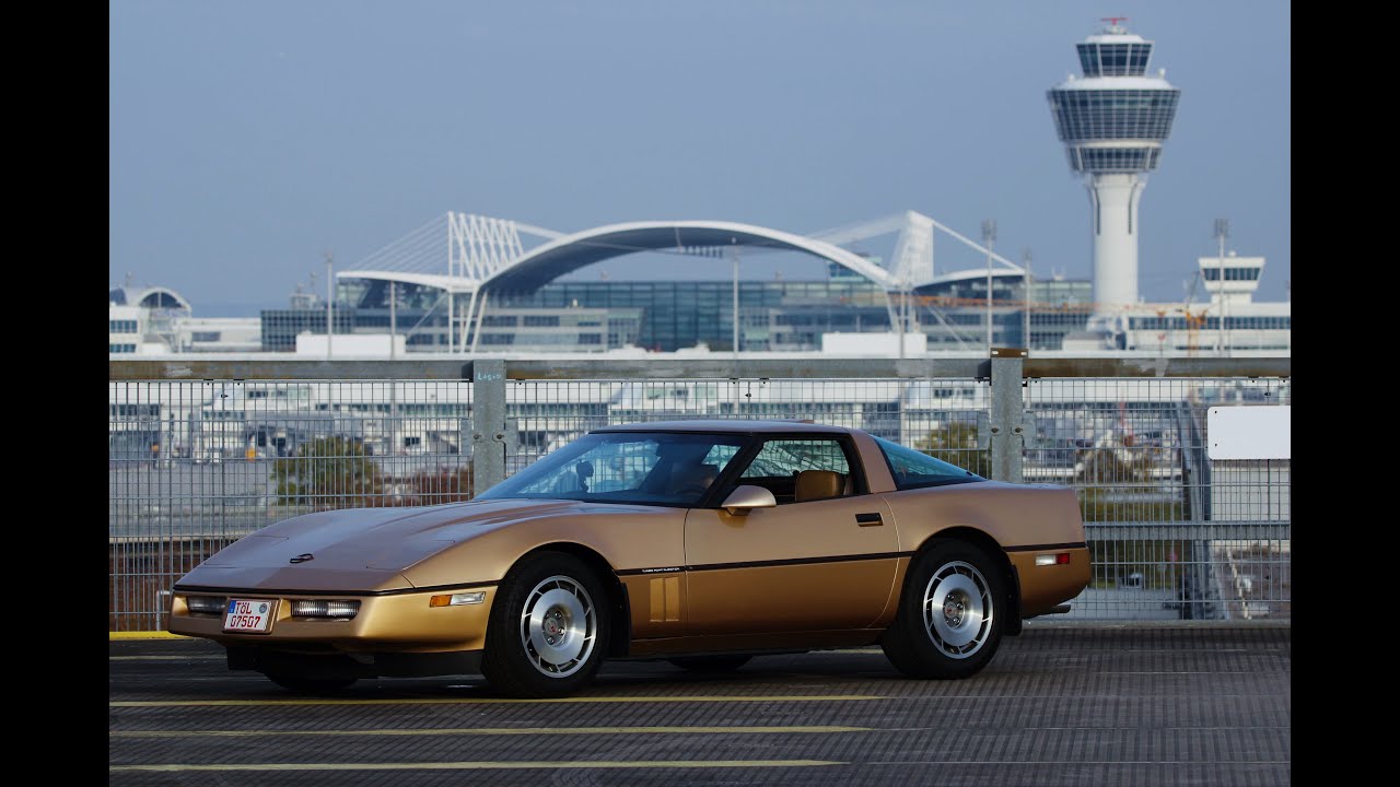 Corvette C4 1987 on German Autobahn