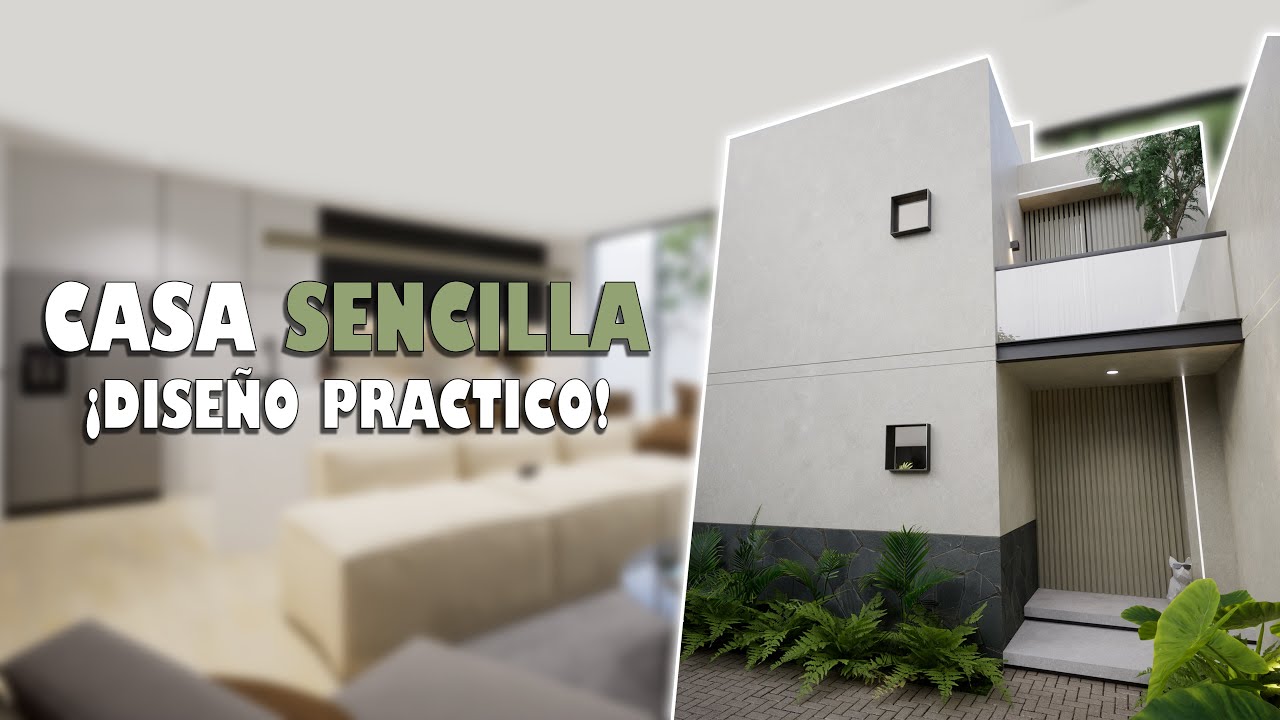 ¿Quién pensaría que esta CASA tan SENCILLA se vería así por dentro? 👀 😎