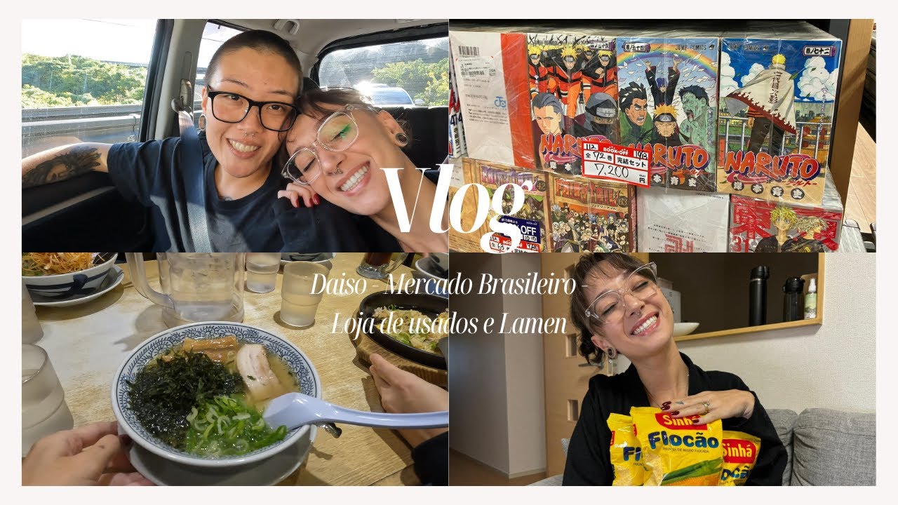 VLOG: DAISO / MARCADO BRASILEIRO / LOJA DE USADOS E LAMEN  | LISA MORIMITSU 🇯🇵