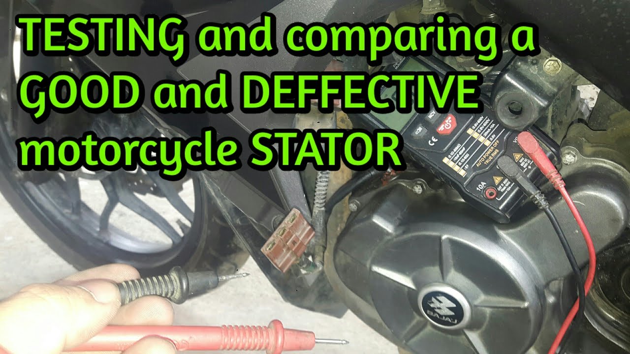 How to TEST & DIAGNOSE a motorcycle STATOR 