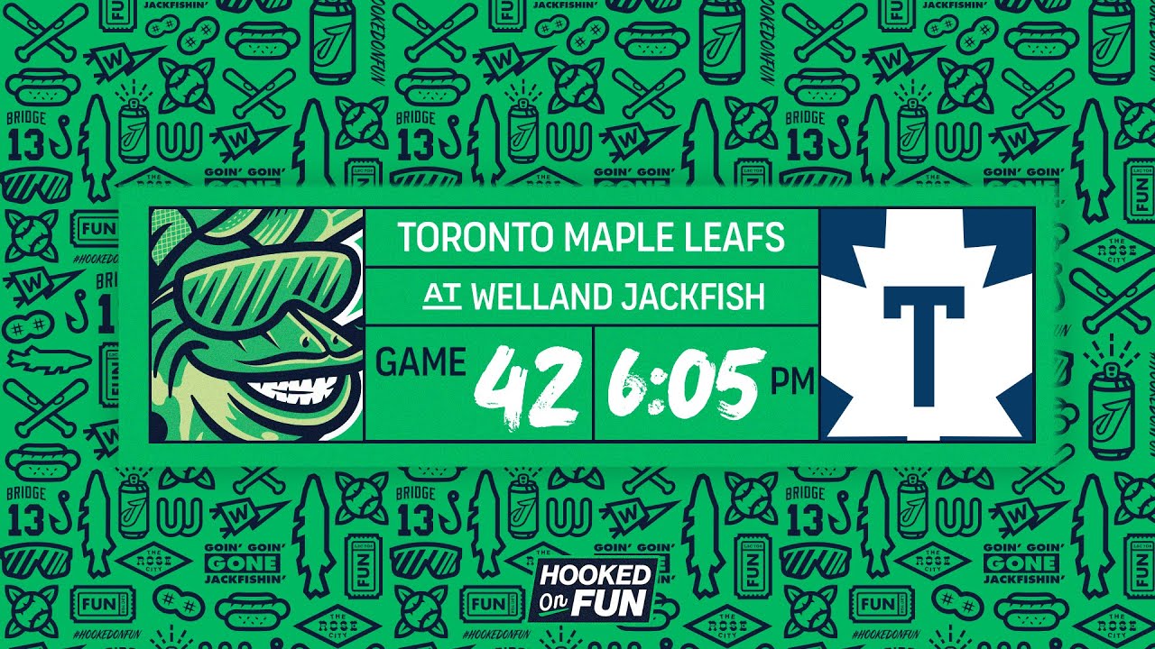 Welland Jackfish vs. Toronto Maple Leafs in the Rose City!