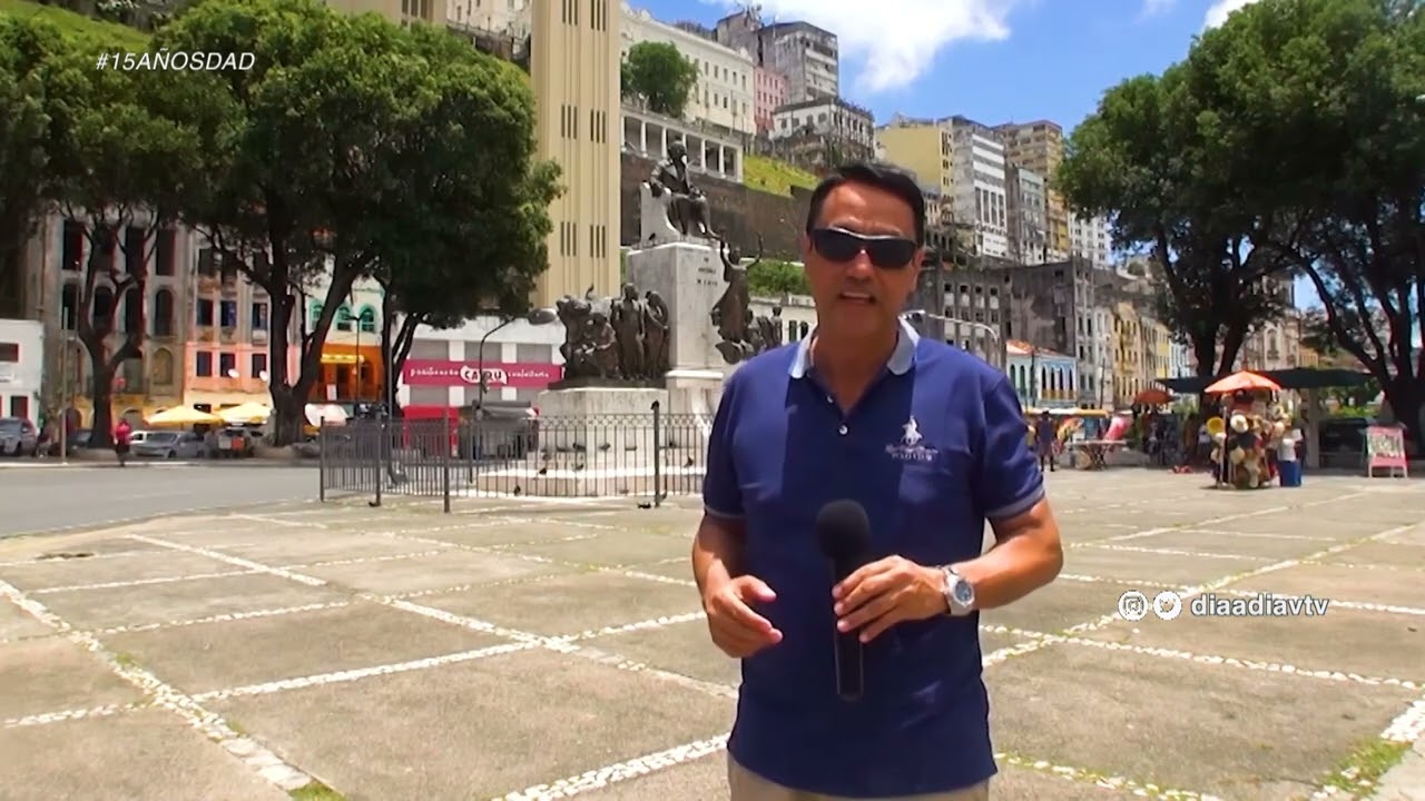 Diego Porcile en el programa D&iacute;a a D&iacute;a, Salvador de Bah&iacute;a.