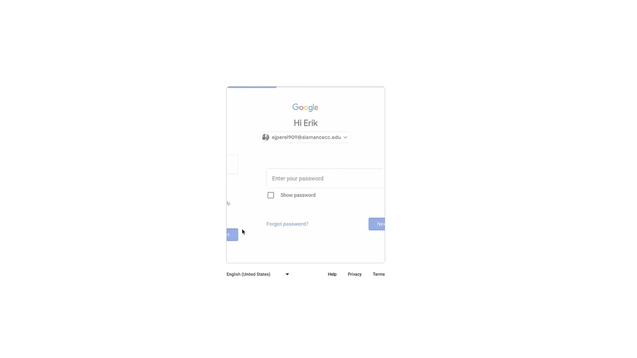 Accessing your ACC email account
