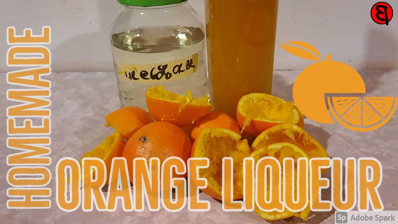 How to make Orange Liqueur, using the Home made orange Brandy...