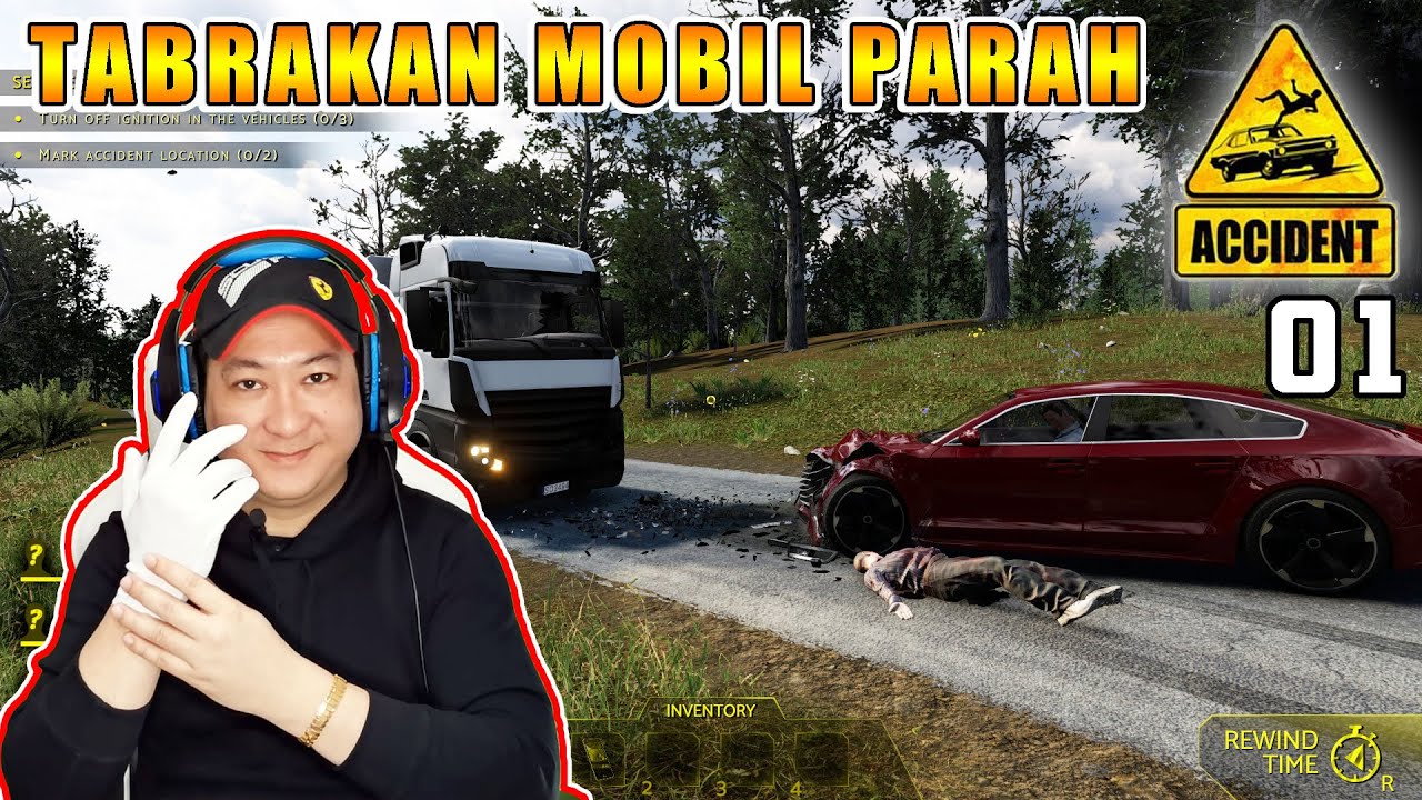Menyelamatkan Manusia dari Tabrakan Mobil Parah - ACCIDENT Gameplay Indonesia - Part 1