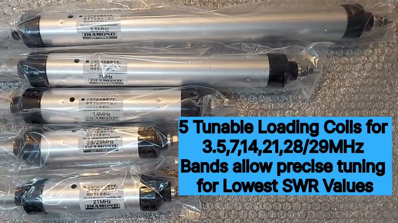 Diamond CP6S HF Vertical Tuned Multiband Antenna Unboxing