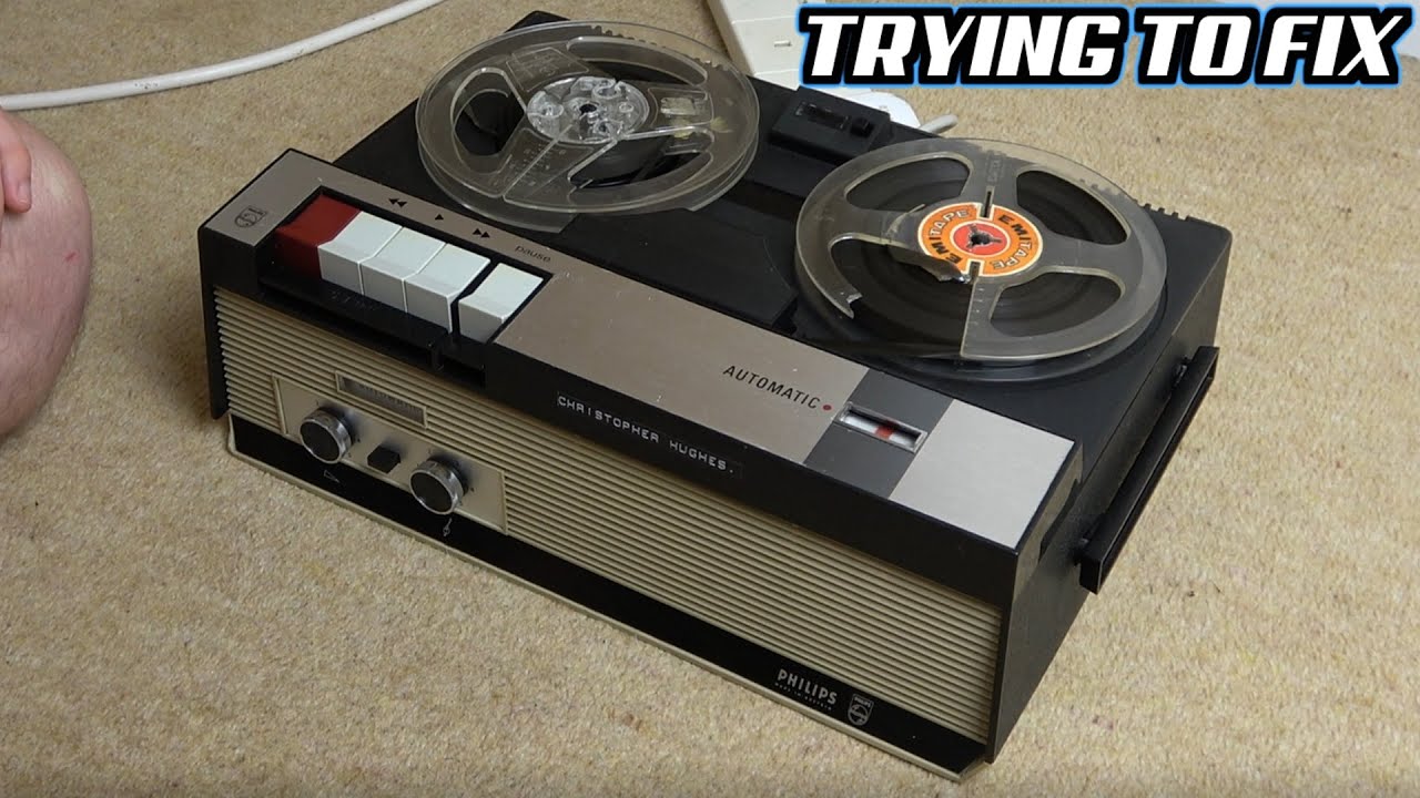 Broken 1960s Philips REEL to REEL Player - Trying to FIX