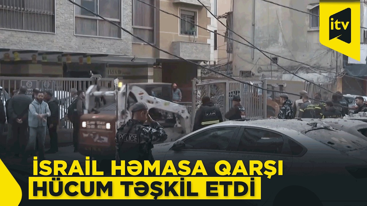 Beyrutda yaşayış binası vuruldu, şəhərdə gərgin anlar yaşanır