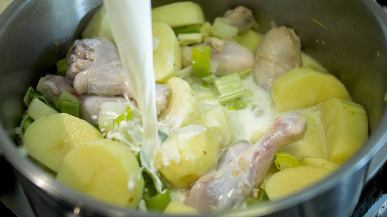 Chicken, Leek, & Potato Soup | Recipe Tutorial | By Chef Faisi