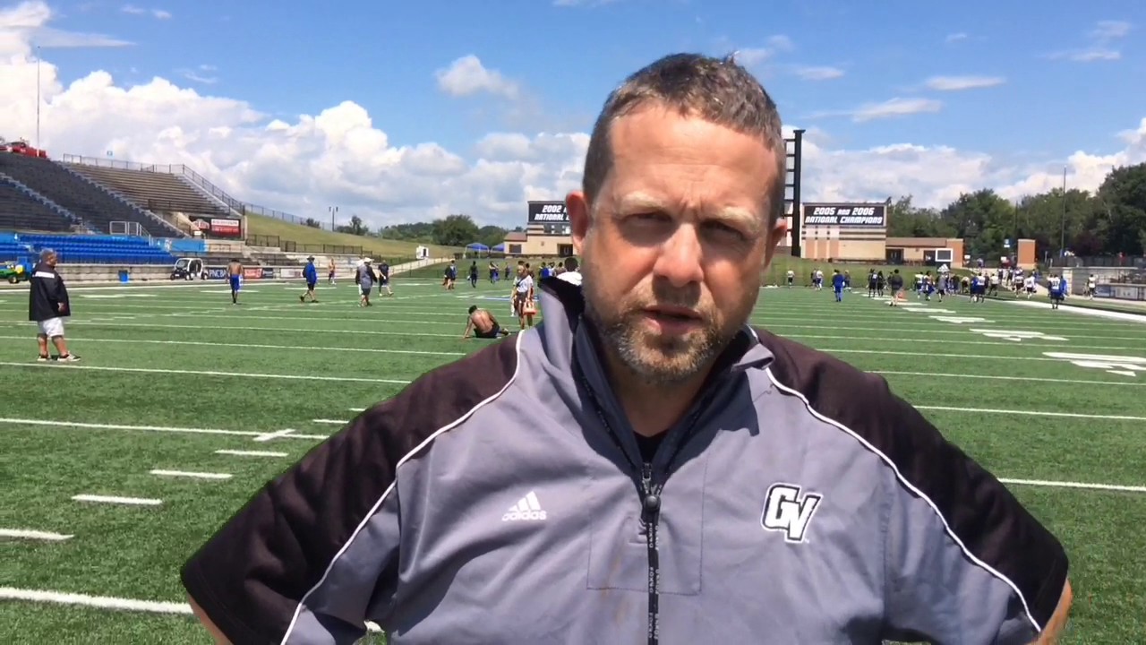 What GVSU coach Matt Mitchell thought of first practice.