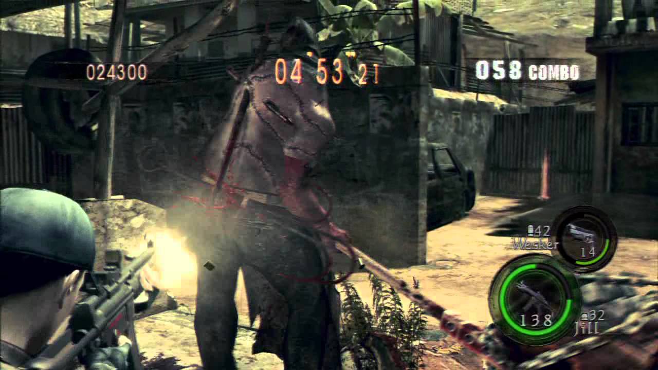 Resident Evil 5 Mercenaries Duo Public Assembly - 1,007,205 (Jill BSAA & Wesker STARS)