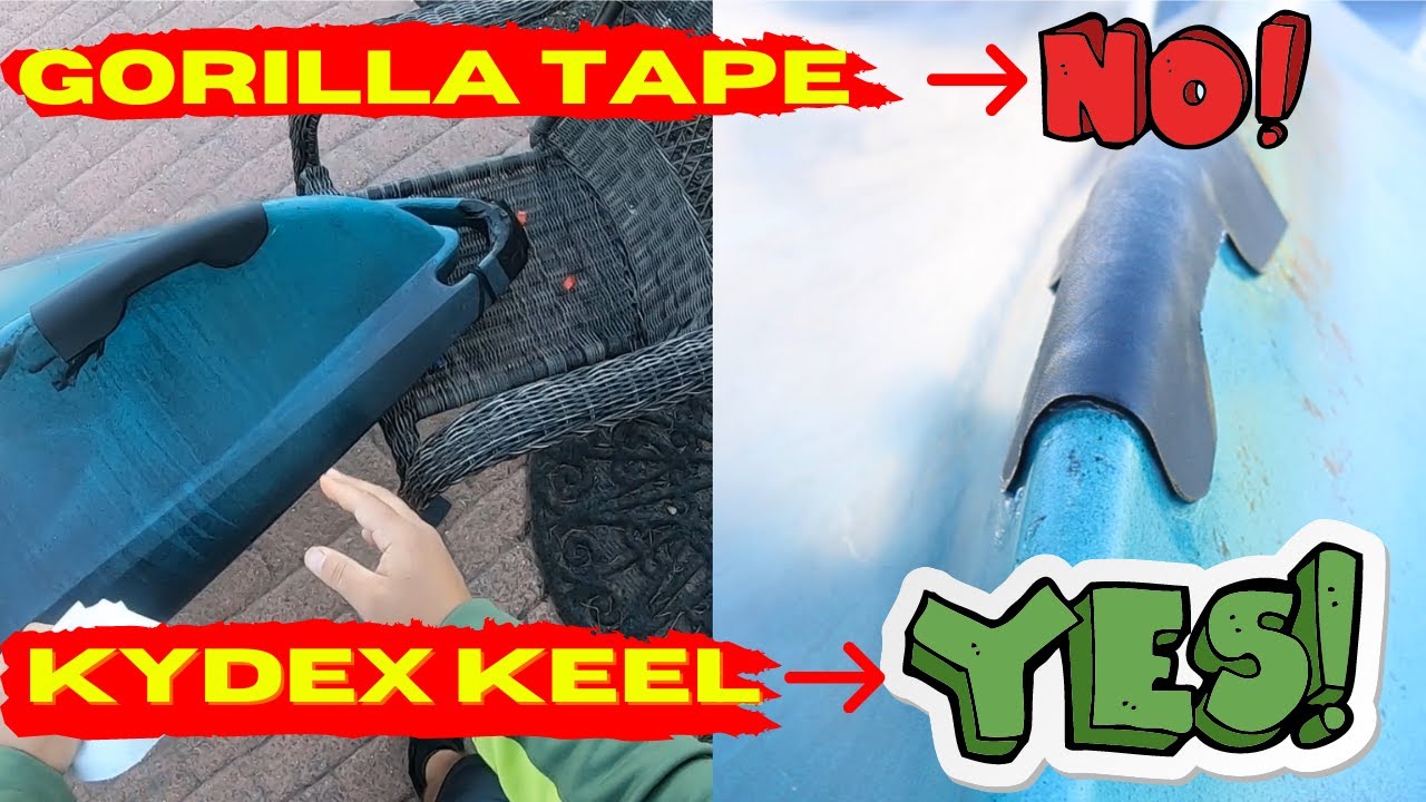 DIY Kydex Kayak Keel Guard - How to make a Kydex Keel Guard