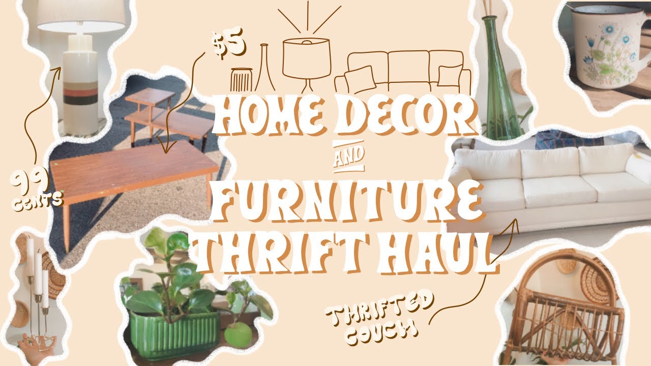 THE BEST home decor & furniture thrift haul