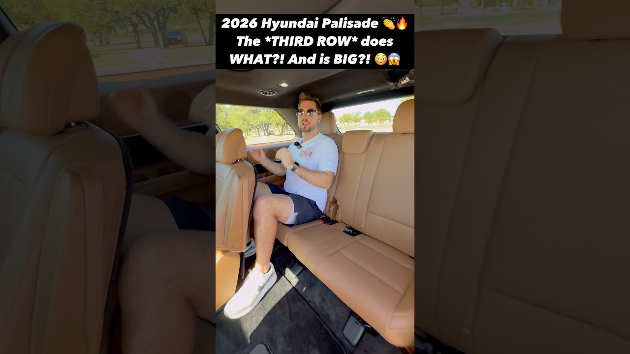Check Out the Luxurious & Spacious Third Row in the 2026 Hyundai Palisade Calligraphy!