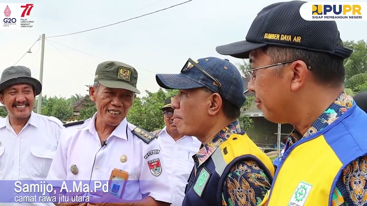 D.I. Rawa Jitu SPP IPIL [Kunjungan Kerja Kepala BBWS Mesuji Sekampung]