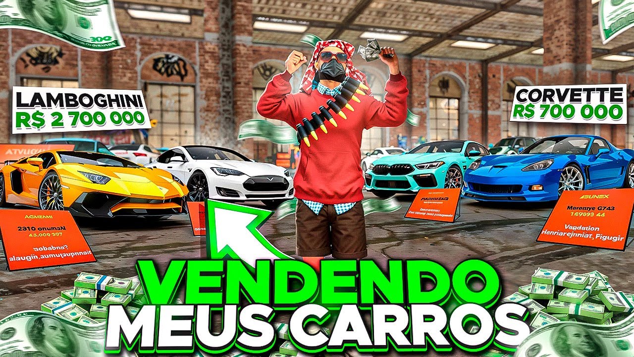 VENDENDO MEUS NOVOS CARROS QUE GANHEI NO RIO RISE 