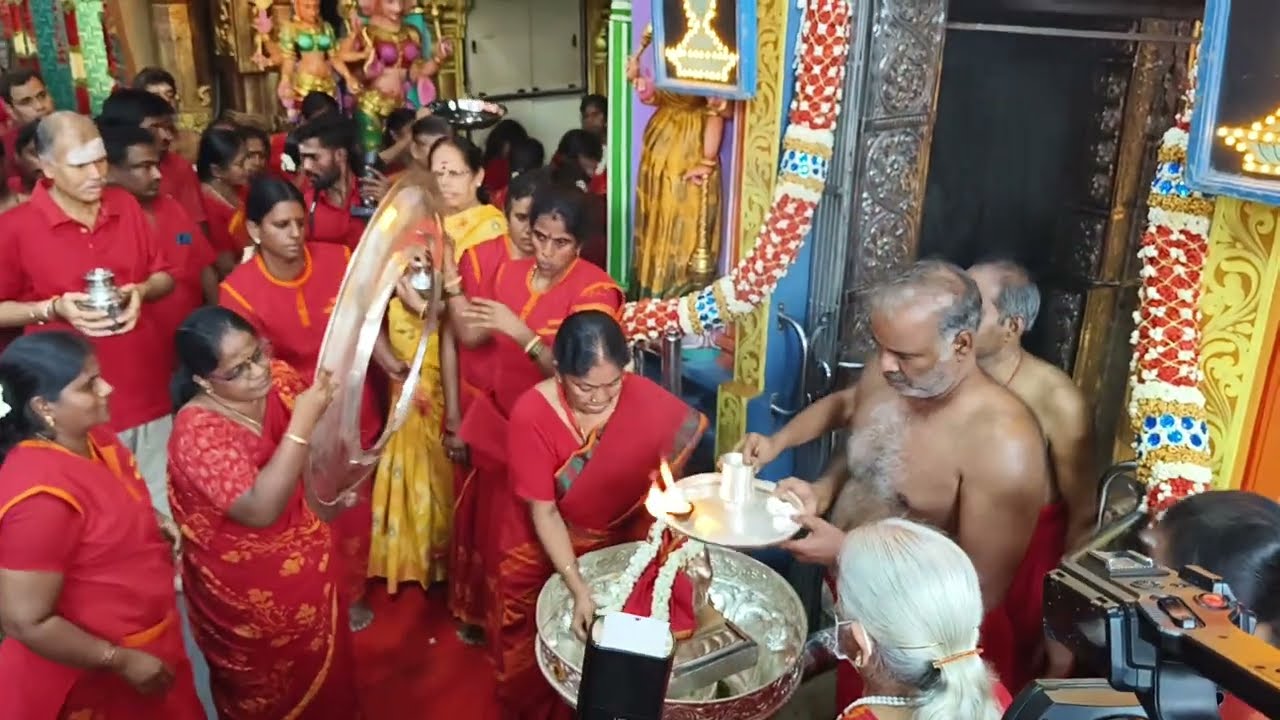 ஆடிப்பூரம் பெருவிழா பால் அபிஷேகம் துவக்கம்.