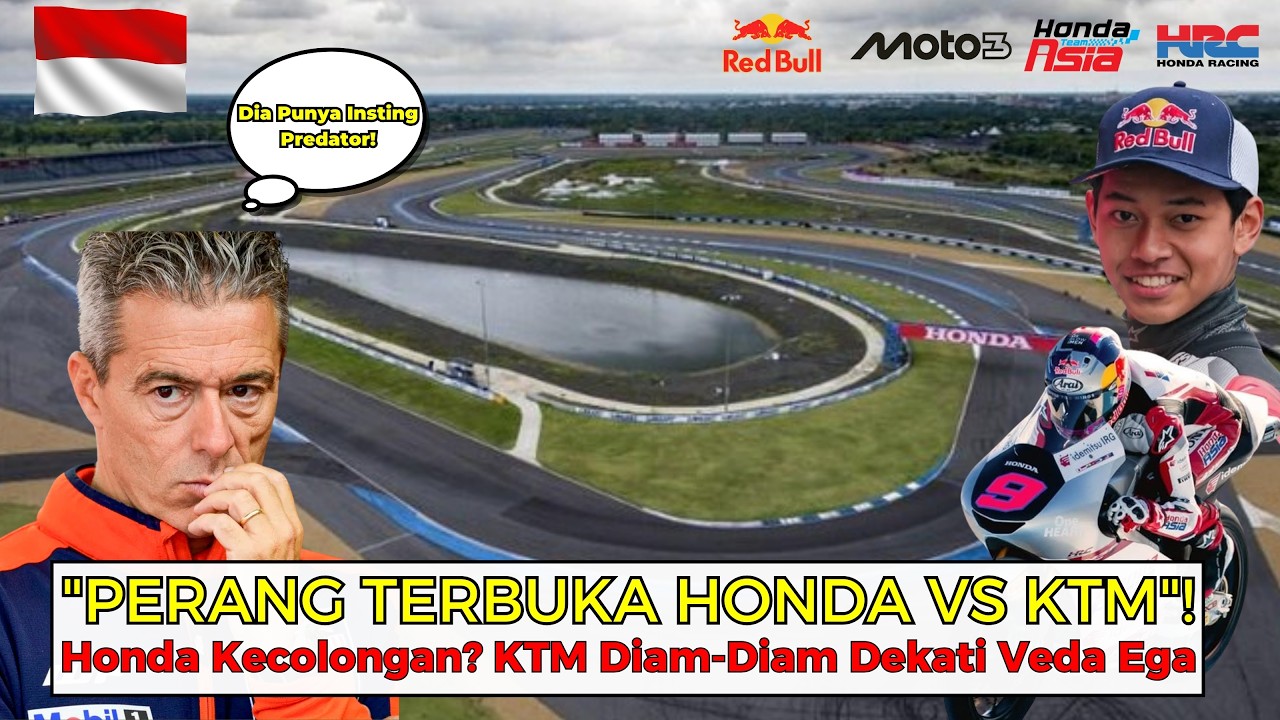 PERANG TERBUKA‼️ KTM Siap Rebut Veda Ega dari Honda dengan Kontrak Fantastis!