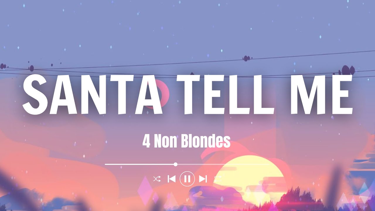 Ariana Grande – Santa Tell Me (Lyrics)