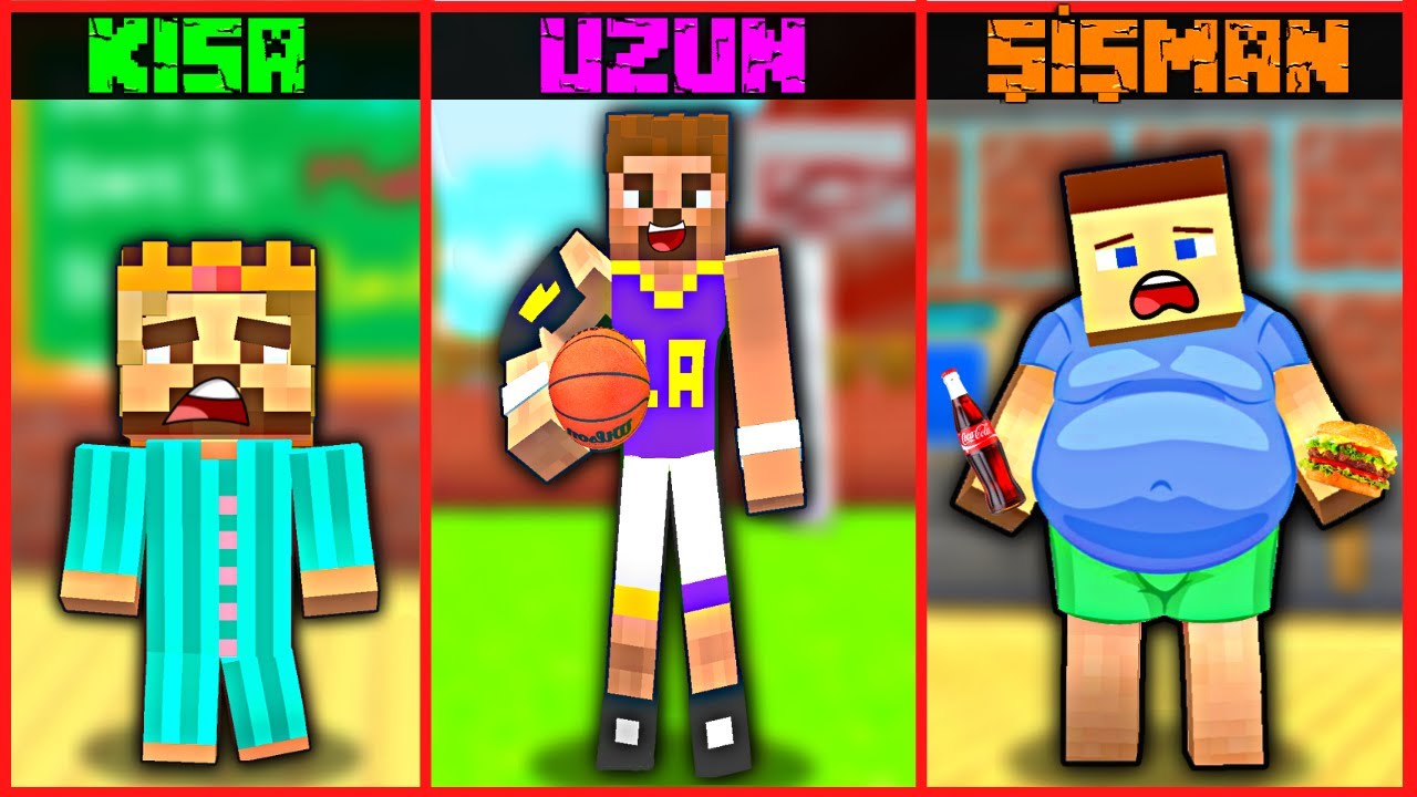 ARDA UZUN BOYLU, R&Uuml;ZGAR C&Uuml;CE, BEBEK ASKER ŞİŞMAN OLDU! 😂 - Minecraft