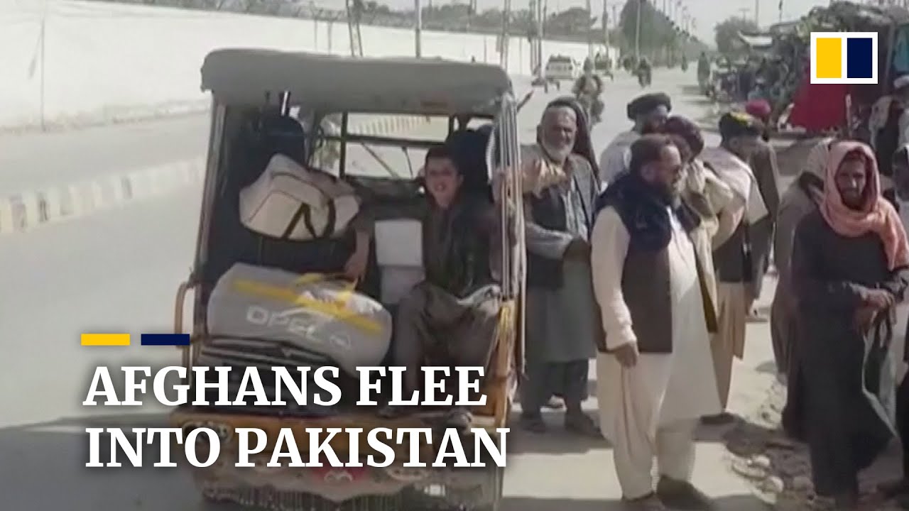 Afghans flee to neighbouring Pakistan en masse following Taliban takeover
