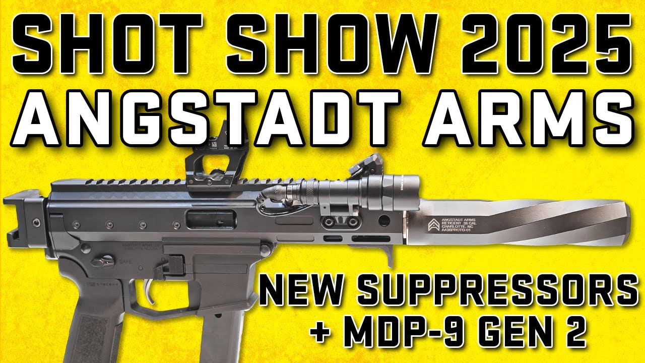 SHOT Show 2025: Angstadt Arms MDP-9 Gen2 Subgun + NEW Reticent line of suppressors