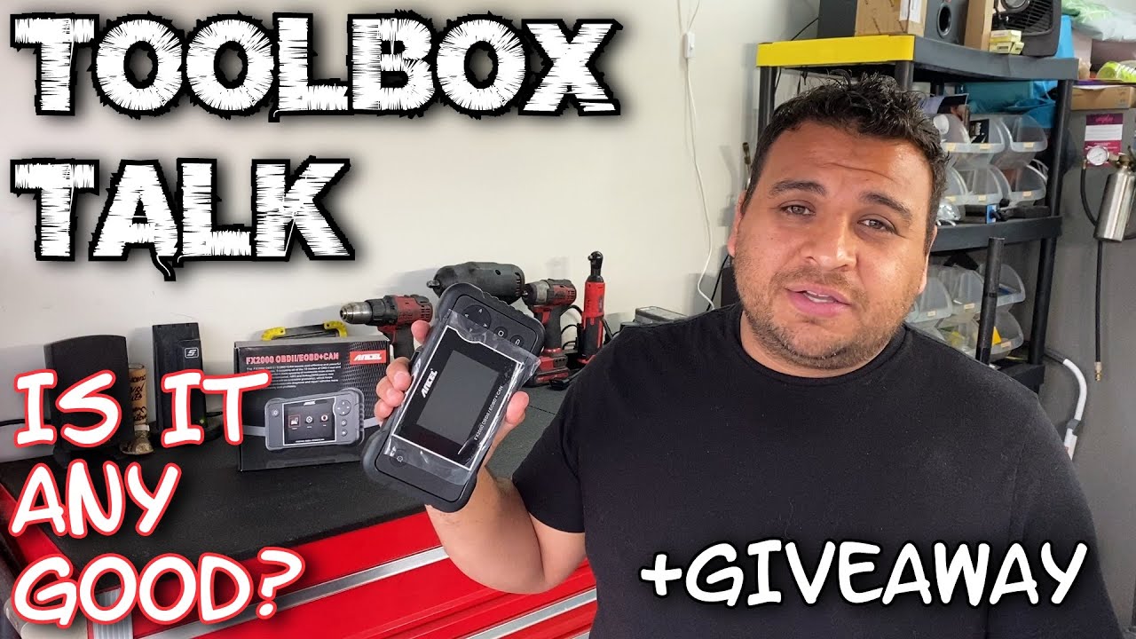 TOOLBOX TALK EPISODE 1 ANCEL FX2000 OBD2 SCAN TOOL REVIEW